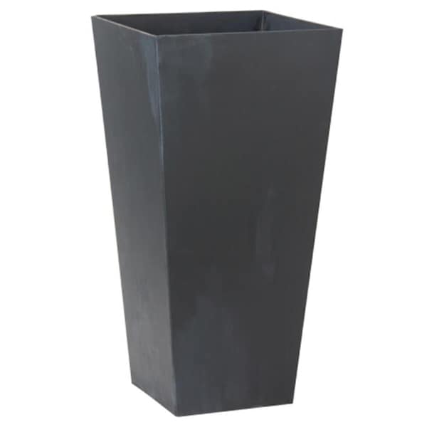Grilltown Novelty 13.5 in. Ella Tall Planter Black GR2527808 - main